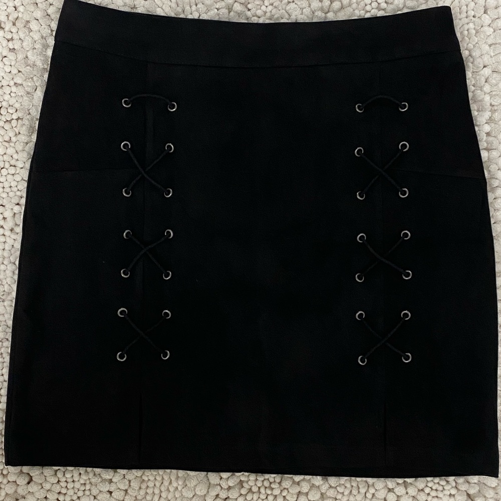 NWT Faux Suede High Waisted Mini Skirt